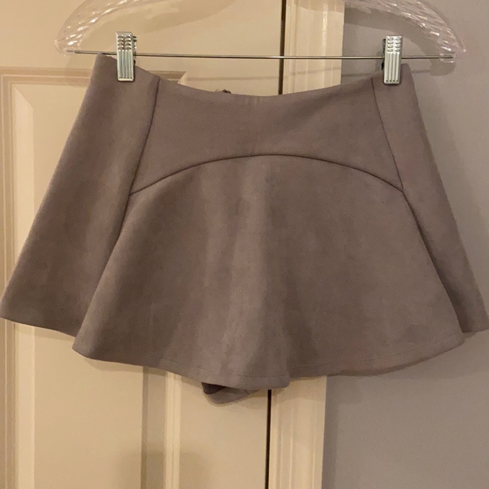Seek The Label Faux Suede Skort